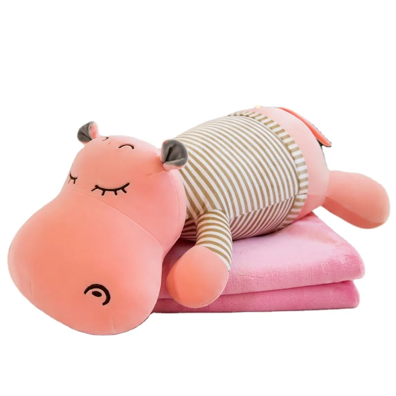 Plush toy pillow 2-in-1 blanket nap blanket Car pillow blanket