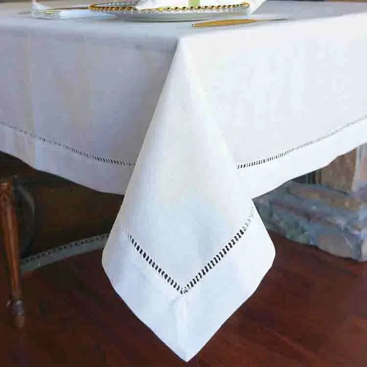 Pure linen tablecloth wedding traditional solid color tablecloth