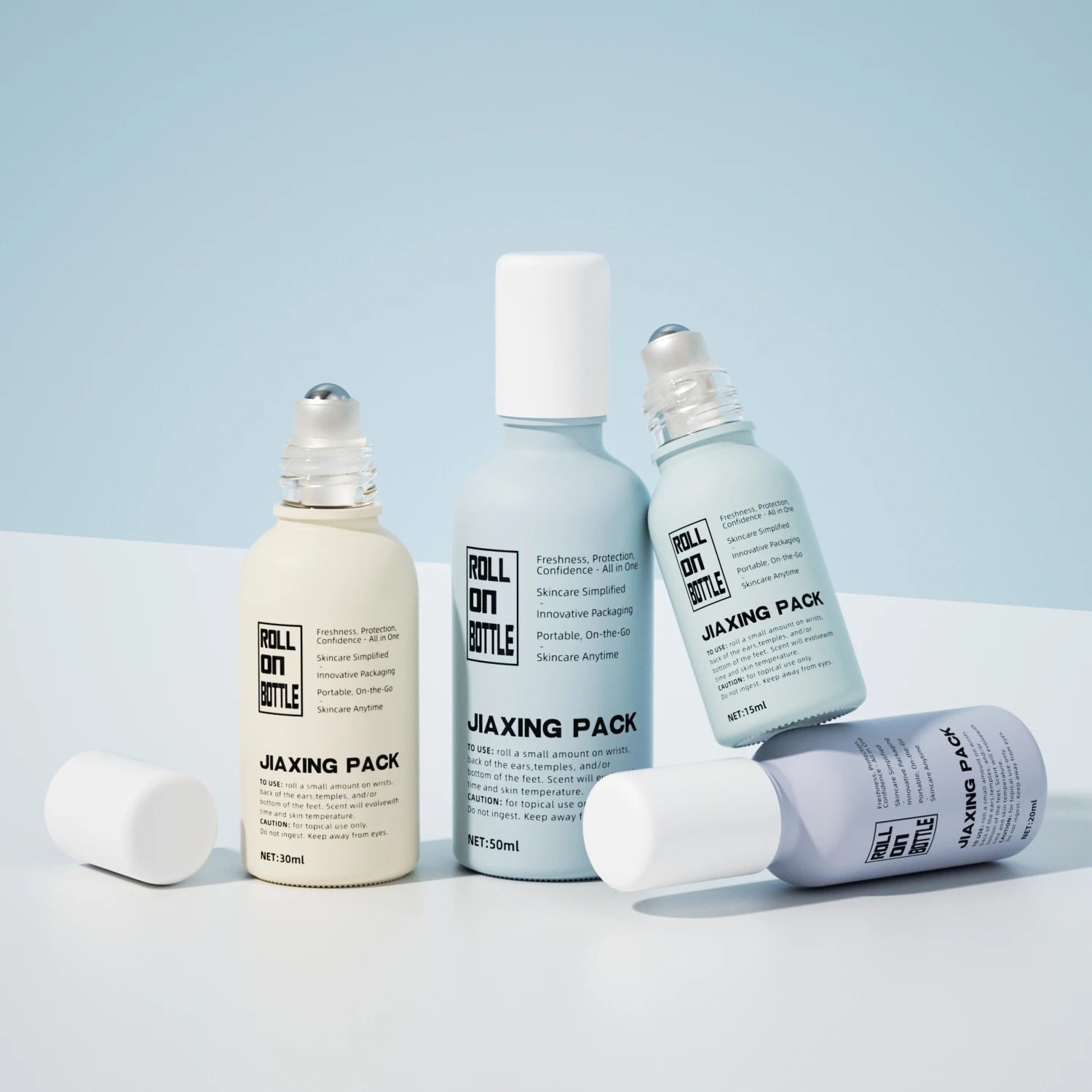 5 10 15 20 ml 30ml 50 100 ml essential oil bottle black roll on glass empty cosmetic packaging perfume bottle