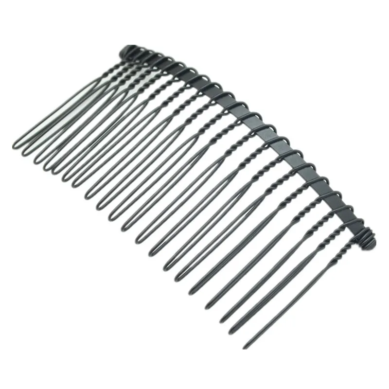 Wholesale black crystal diamante hair comb charming hair decoration