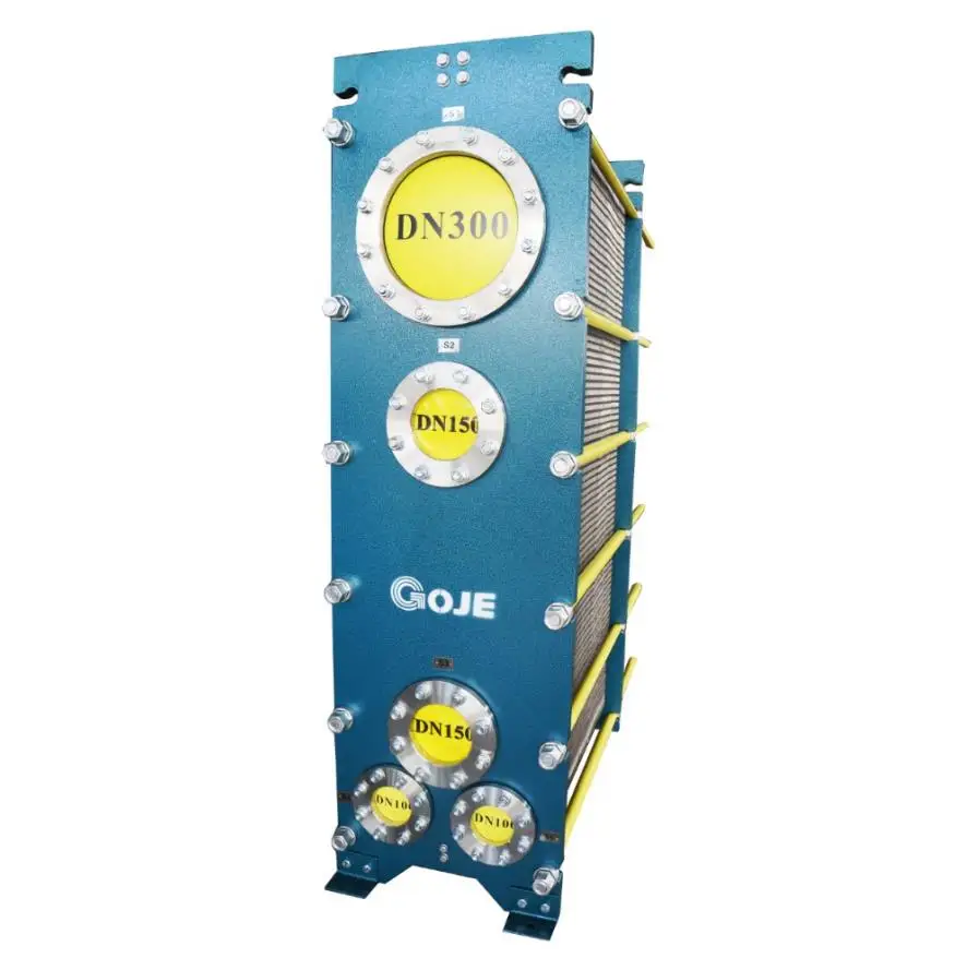 Plate type condenser for machinery