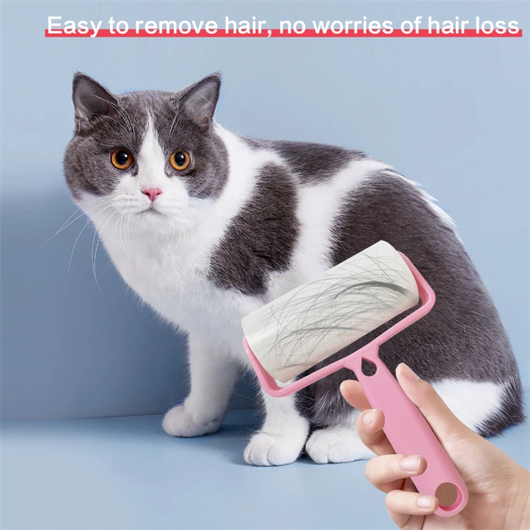 Wholesale Abs Reusable Clothes Animal Hair Lint Rollers Removal Tool For Pet Dog Cat Hair Extra Sticky