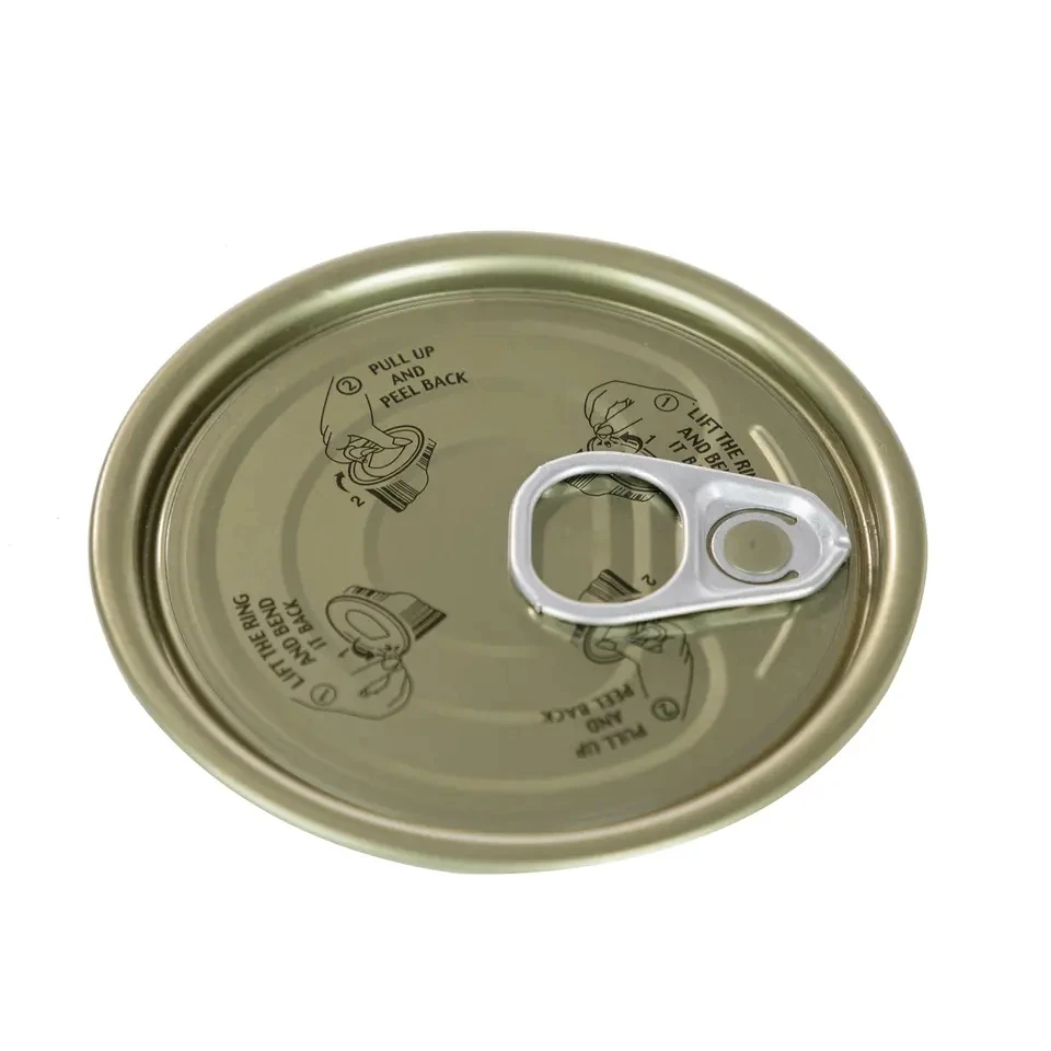 307 83mm Easy Open Ends Tin Lids Manufacturer Wholesale Tinplate EOE Can Lid