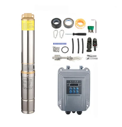 DC Brushless 3 Inch Irrigation Solar Submersible Deep Well Water Pump for Tank Cistern Swimming Pool Filling