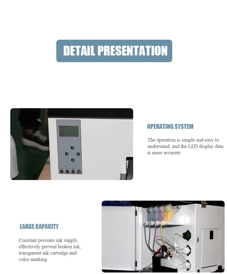 Direct To Film Printer Dtf A3 Printing Machine Textile Dtf Printer Xp600  Dtf For T-shirt Cloth