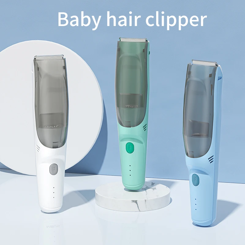 2024 Hot Selling USB Electric Multi-Function Haircut Low Voice Vacuum Hair Cut Machine Hair Trimmer Hair Clippers for Baby