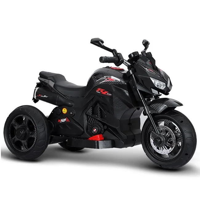 2023 Hot sale ride on car mini electric motorcycle for kids red motorcycle bike model remote kids toy