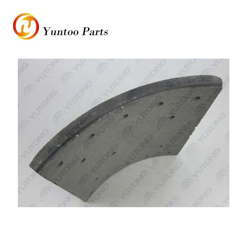 Chinese bus spare parts brake friction plate wheel lining