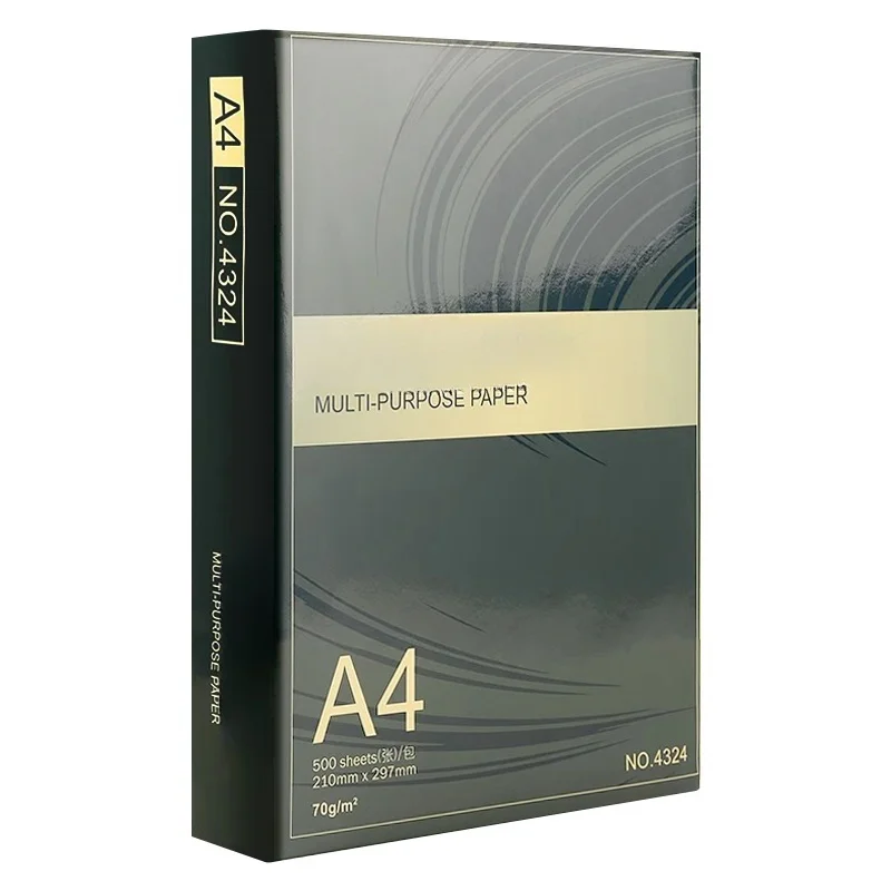 Cost Price A4 Paper 70 Gsm 75gsm 80gsm Hard A4 Copy Bond Print Paper Draft Double White Printer Office Copy Paper