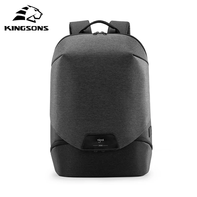 Kingsons Custom Logo Mens Business Laptop Waterproof Backpack Smart Laptop Sport Backpack