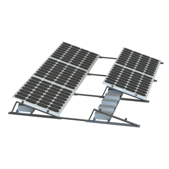 Solar Racking Solar Panel Mounting Brackets Pv Mounting System Structures Flat Roof Solar Mounting Bracket System