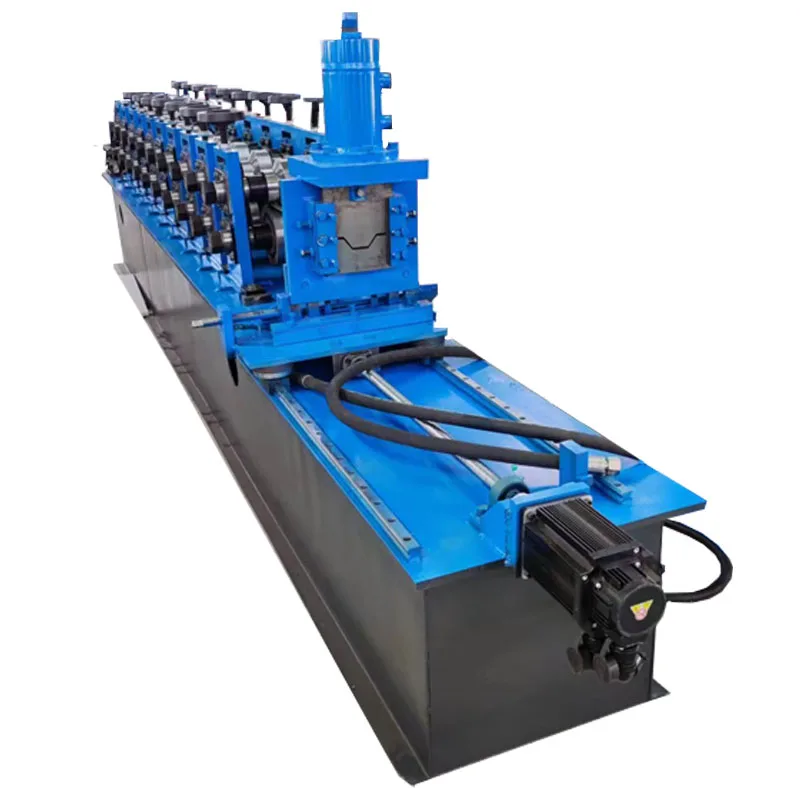 galvanized light gauge steel framing cheaper c profile channel roll forming machine with servo motor