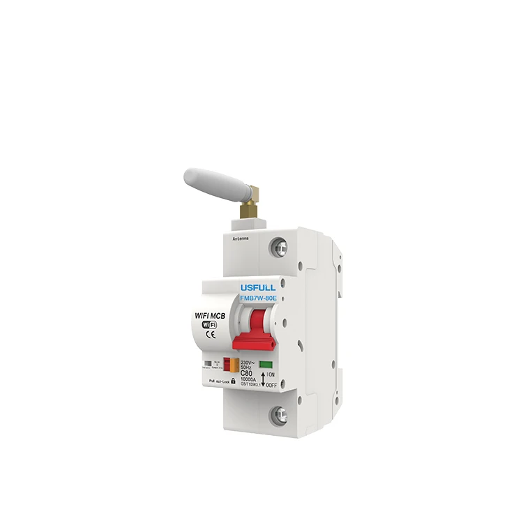 USFULL wifi mcb 100A tuya 230v 50Hz 80amp 1p до 4p wifi автоматический выключатель с бесплатным управлением автоматические выключатели wifi Мини автоматический выключатель