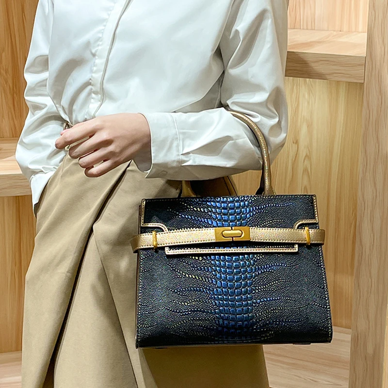 Fashion Luxury Pu Leather Ladies Shoulder Bag Designer Crossbody Messenger Bags High Quality Womens Handbag Glamor