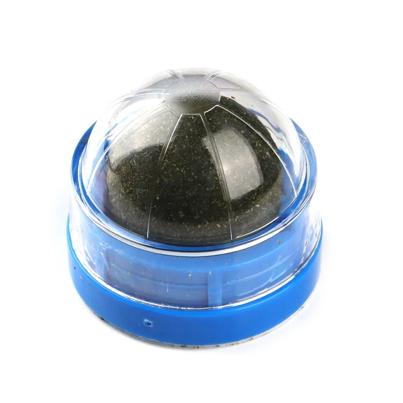 Wall stick on catmint licking catnip ball for cat teeth cleaning