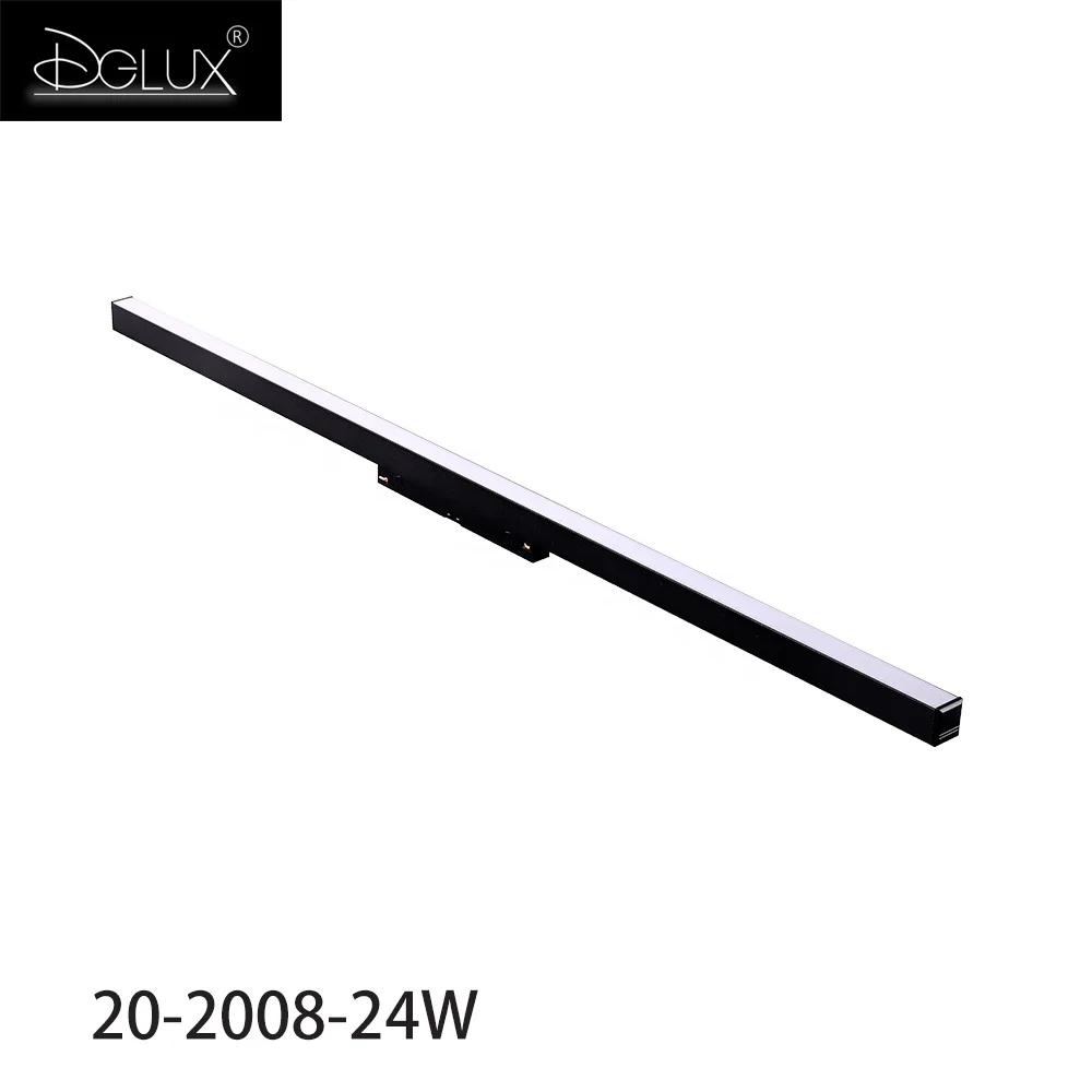 New Design Modern Lighting 48v Home Office Hotel Room 8w 16w 24w 30w Led Strip Linear Magnetic Light