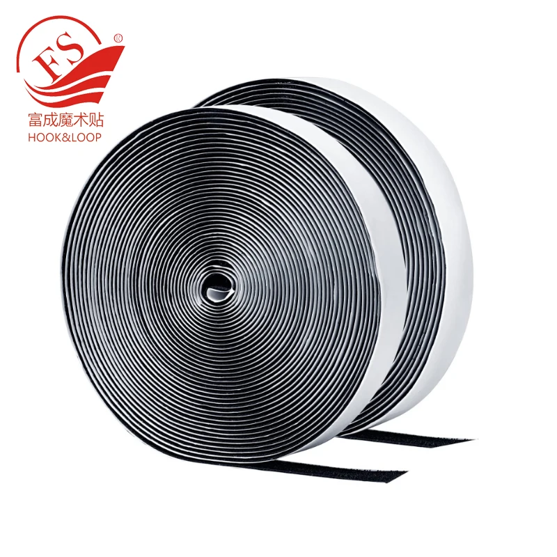 Self Adhesive Dots Hook Loop Tape Coins with Super Sticky Back