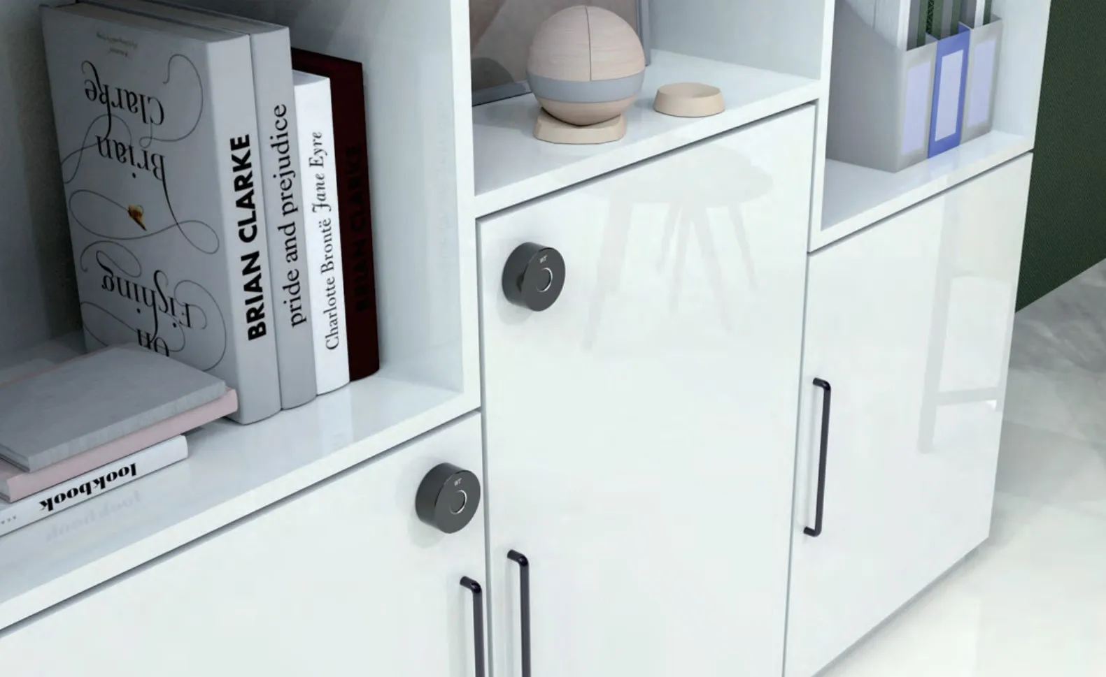 New Electronic Digital smart lock fingerprint charging cam lock