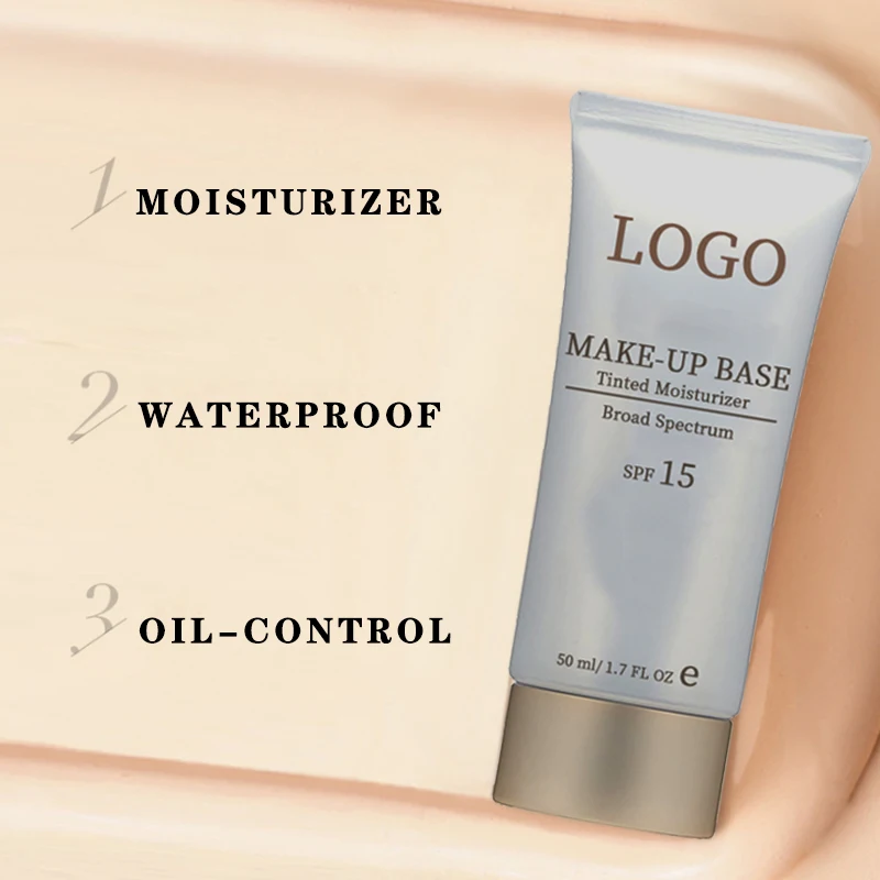 Beauty Cream Makeup Base Paraben-free Waterproof & Full Coverage and Shea Butter & Mineral Makeup Base With Sunscreen