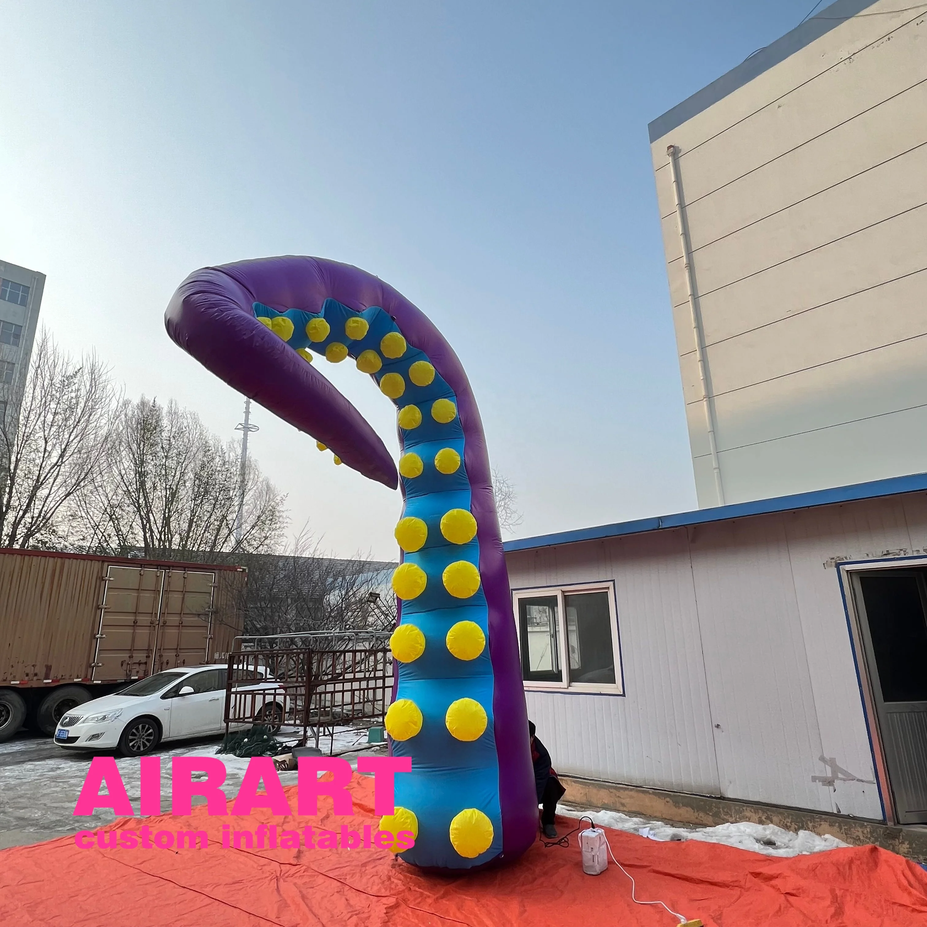 high quality Giant inflatable octopus tentacle/ jellyfish tentacle inflatable/ inflatable octopus