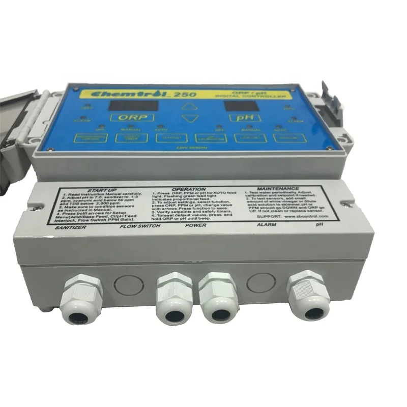 Swimming Pool PH ORP water quality monitor chemical controller