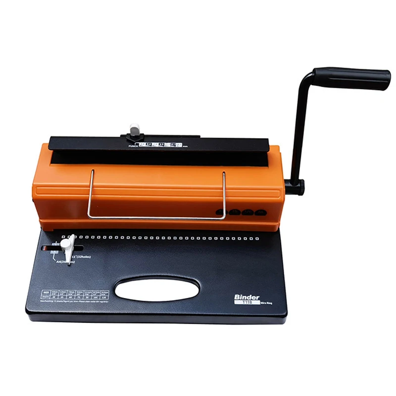 34 Holes Book Binding Machine A4 Manual Holes Comb Binding Machine Office Coil Book Punching Binder Machine