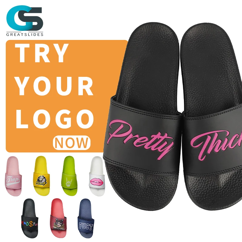 2023 Summer Woman Indoor Outdoor Flip Flops Flippers Custom Logo Sliders Breathable Women Big Size Anti-slip Slippers