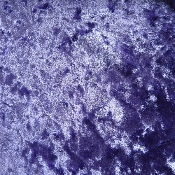 Ice design turquoise solid plain dyed stretched velour for home textile