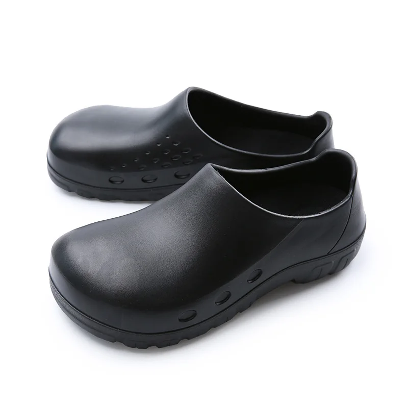 Men Women Lightweight Non Slip Waterproof Oil Resistant Medical Hotel Restaurant Kitchen Safety Eva Foam Clogs Chef Work Shoes