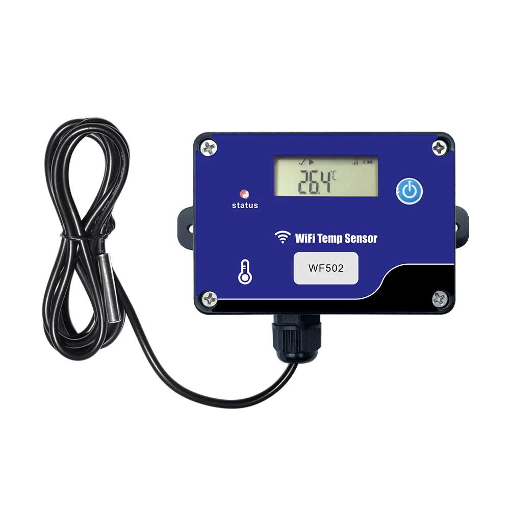 Tzone Long Stand-By Plastic WiFi Temperature Sensor OEM Customizable WiFi Thermometers for Freezer Temperature Control