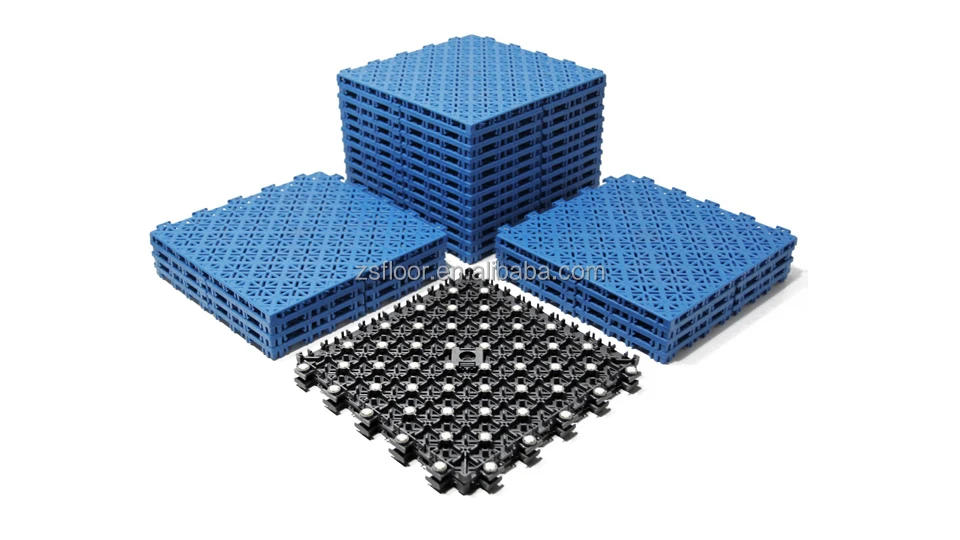 Anti-slip Portable plastic sport floor outdoor interlocking synthetic basketball court sports flooring