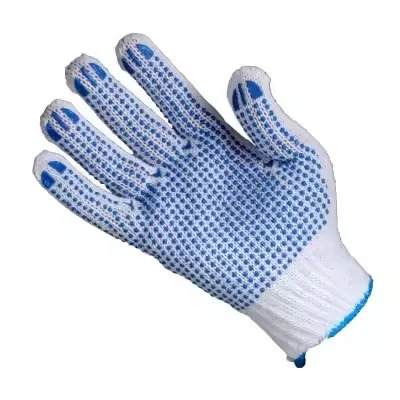 Supplier Wholesale Double Side Dotted Cotton For Industrial Safety Gloves Hand Gloves