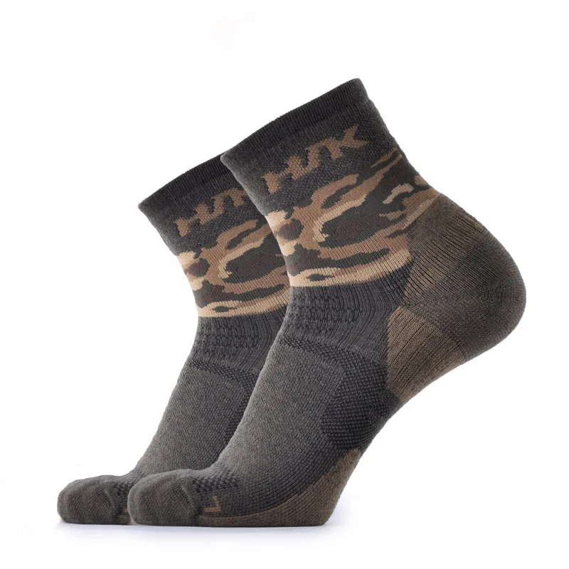 Популярные зимние теплые толстые дышащие военные носки из 100% мериносовой шерсти для мужчин
