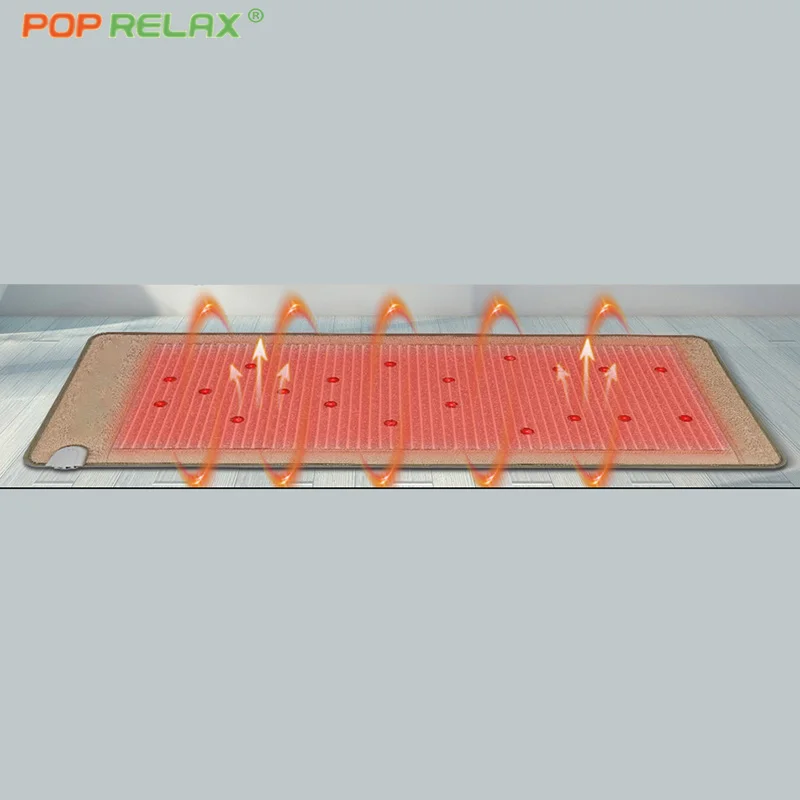 Red Light Therapy Full Body Bio Mat Pemf Far Infrared Tourmaline Mattress Bed Portable Heating Electric Magnetic Photon Mat Pad