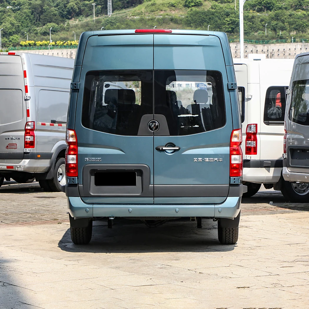 2024 LHD FOTON Toano EV Vans 14 Seats Passenger Transportation Large Space Logistics Vehicle For Sale