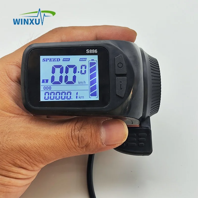 Лидер продаж 250 Вт 13А 24 В 36 48 бесщеточный двигатель универсальный контроллер с ЖК-дисплеем S886