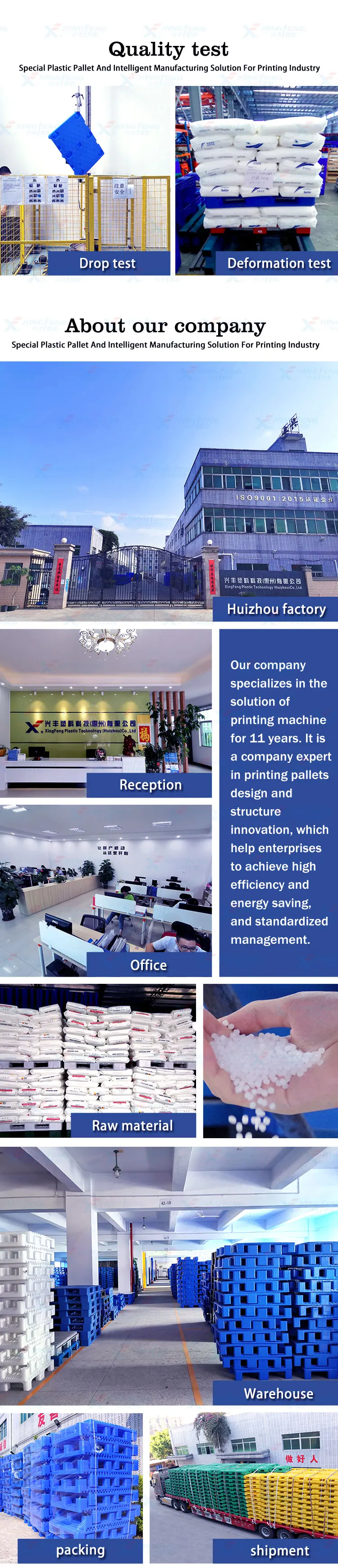 Pallet Prices Printing Use Plastic Pallet For Printing Company post press equipment pallet