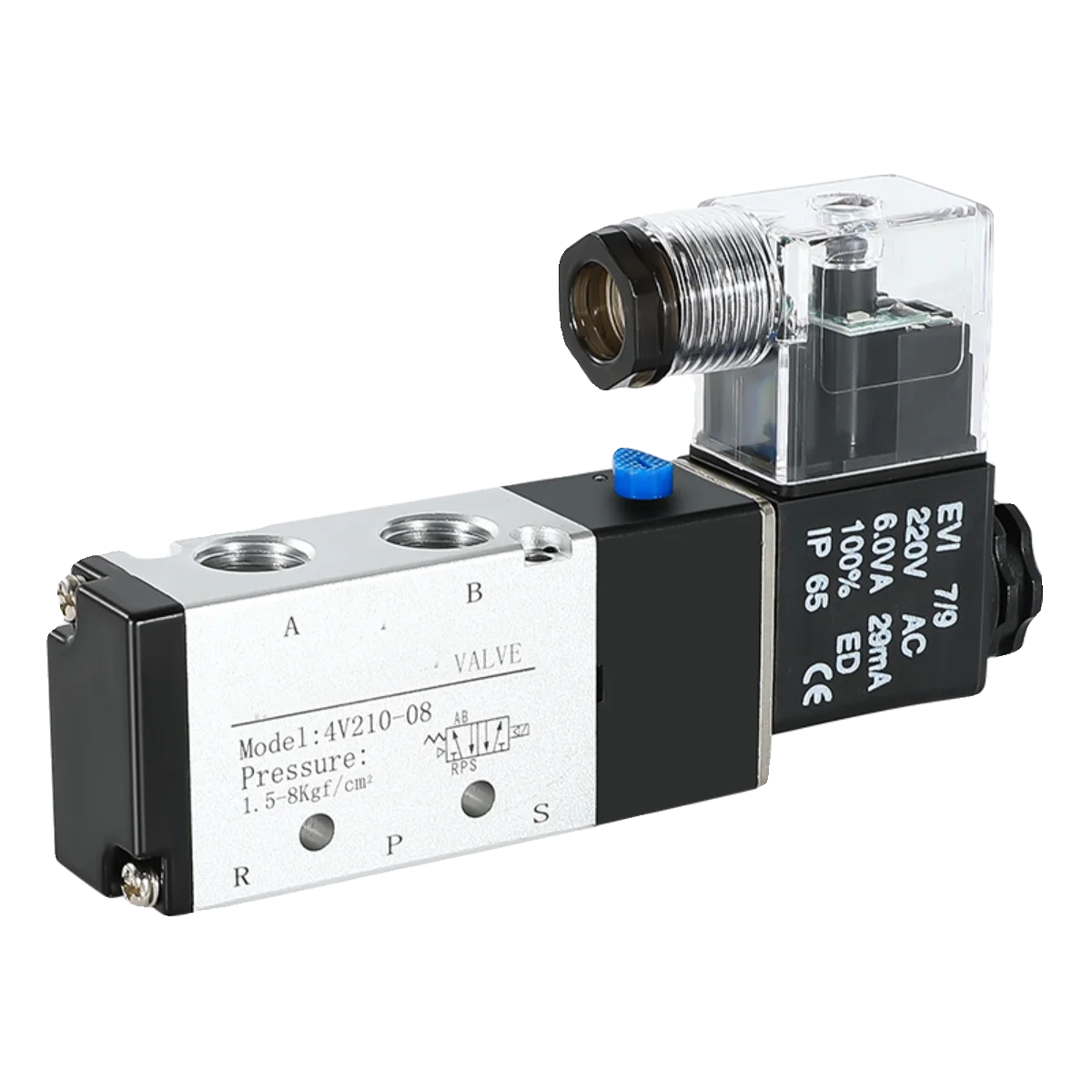 Pneumatic solenoid valve two-way five-position air exchange valve 24v
