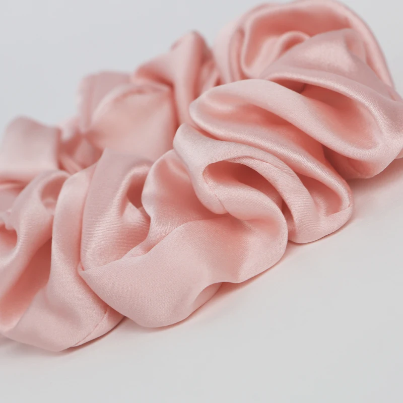 22mm 100% Real Mulberry Silk Skinny Soft Hair Ties Highest Quality Silk 6A TOP  Accessaries Silk Scrunchies