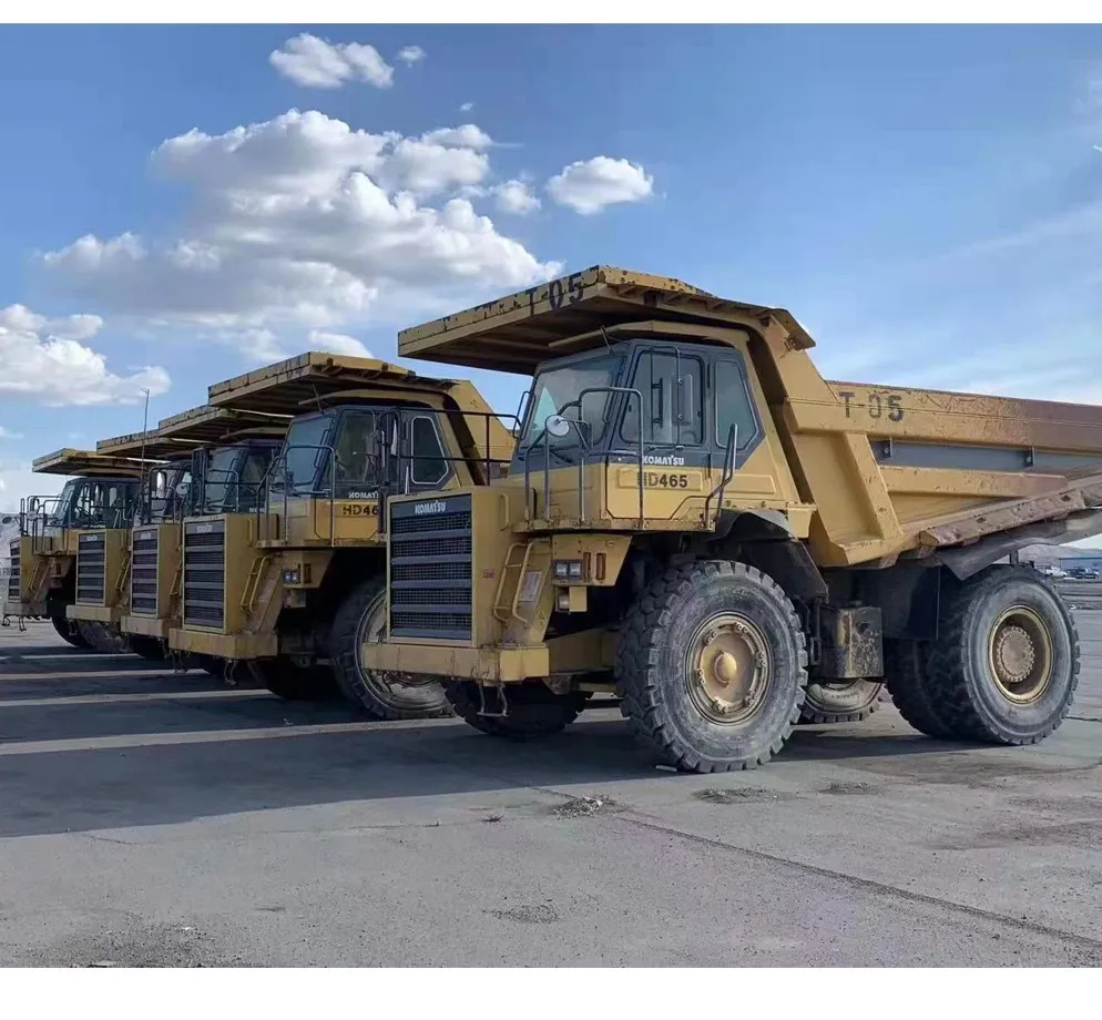 6 шт. Komatsu HD465 Подержанный самосвал 55-тонное горное оборудование для продажи