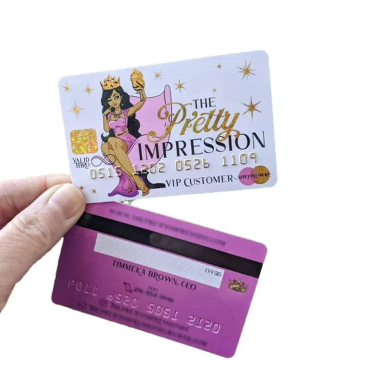 Personalised Custom Printing Luxury Holographic Membership Business Card On Plastic