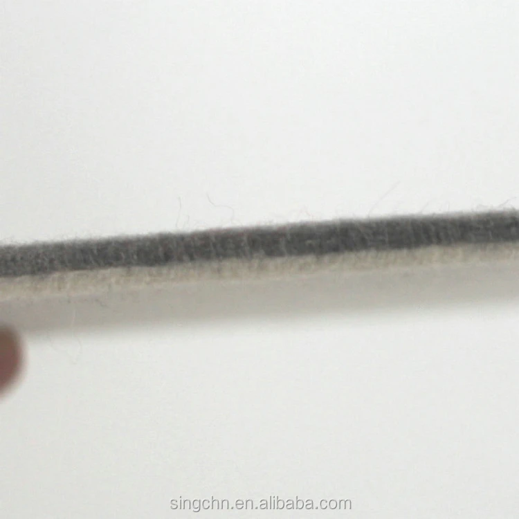 
factory customized industry use absorb oil Shock absorber mixed wool and polyester felt circle gasket 