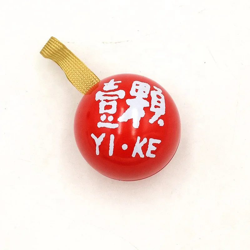Diameter 45mm Hot sale Chinese tea packaging cute small metal ball box with loop