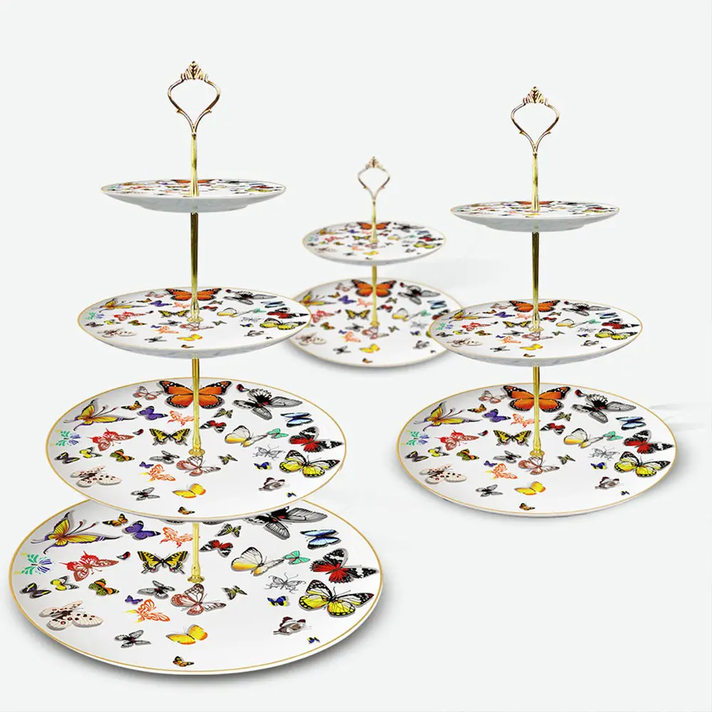 2024 Bone China Restaurant Hotel Round Western Dinnerware Sets Bone China  American Ceramic Dinner Plates