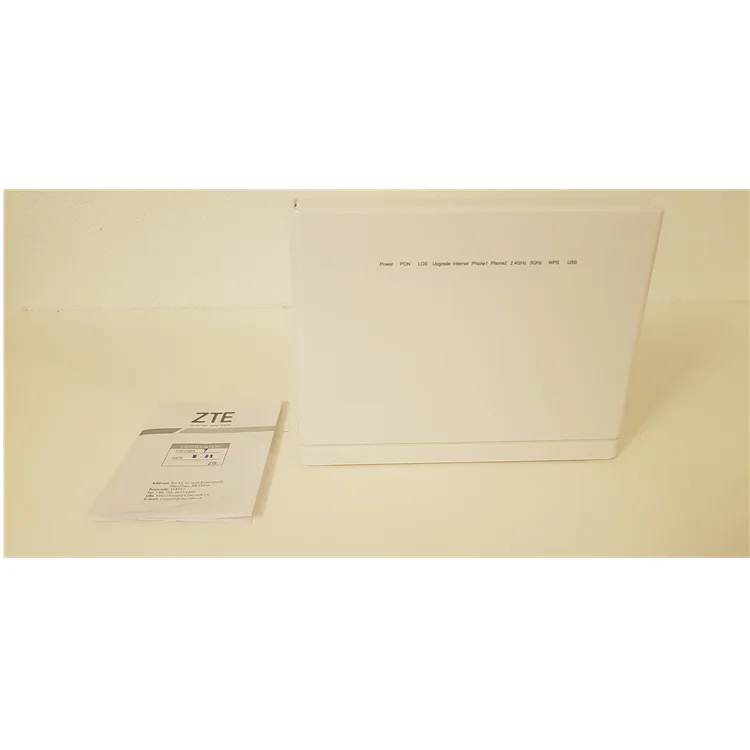 
ZTE F680 FTTH GPON ONU Dual Band wifi Concurrent 11ac Advanced with 1 Year Warranty 