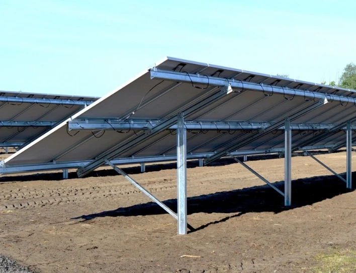 Super Solar Panel Ground Mounting Steel Hot Dip Galvanizing Steel Ground Screw Pile Mounting Structure