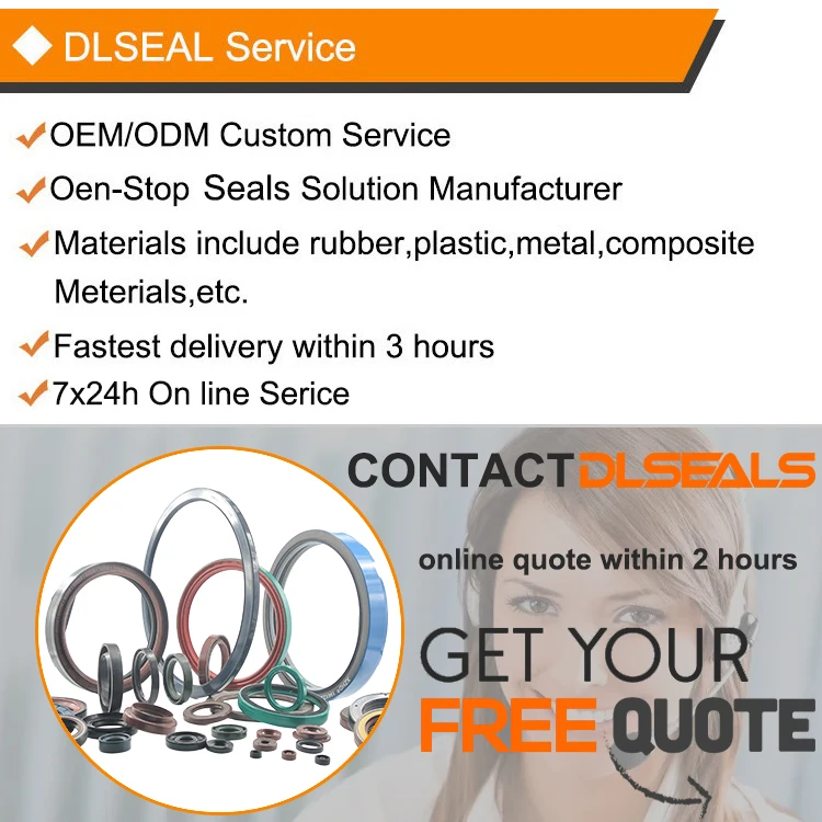 2904-0060-00 PTFE Oil Seals for Screw Compressor Rotary Lip Shaft Seals for Air Compressors