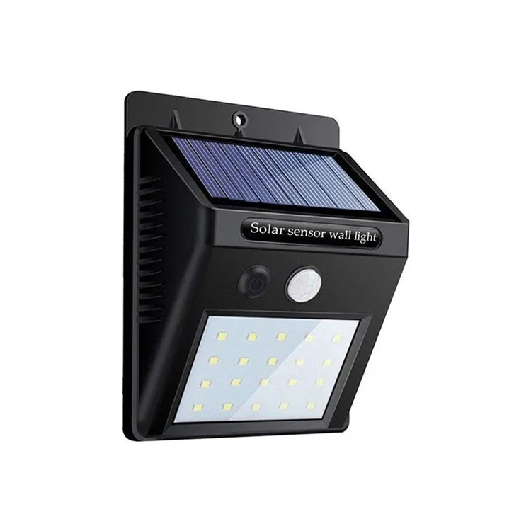 Easy power DT-L2011S solar senor 8W led wall light with working 12hrs led wall light blue with 20 30 40 LED
