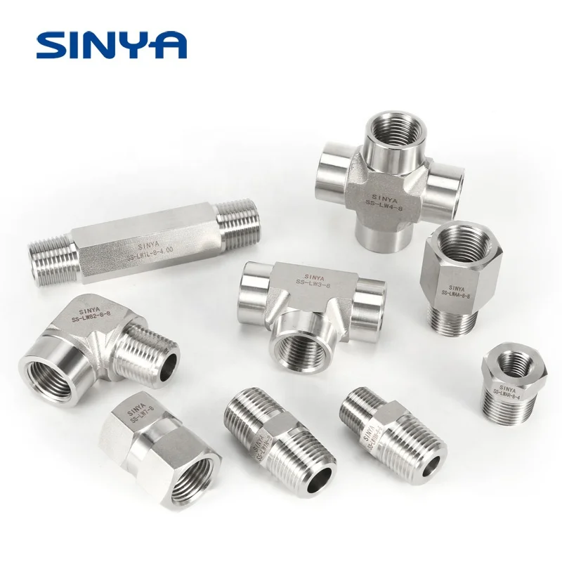 3/4 in. Female Pipe Fitting Swagelok Type Stainless Steel Quick Connect Coupling 1/2 in. Threaded  NPT 316ss Hex Coupling