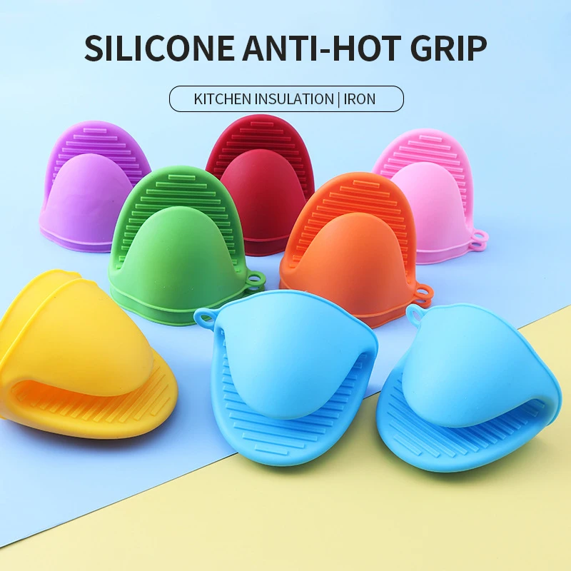 Heat Insulation Anti-Hot Grip Handy Color BBQ Baking Microwave Hand Tools Supplies Kitchen Perfection Silicone Oven